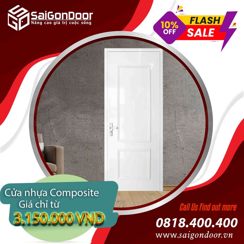 Mẫu cửa nhựa Composite SaiGonDoor